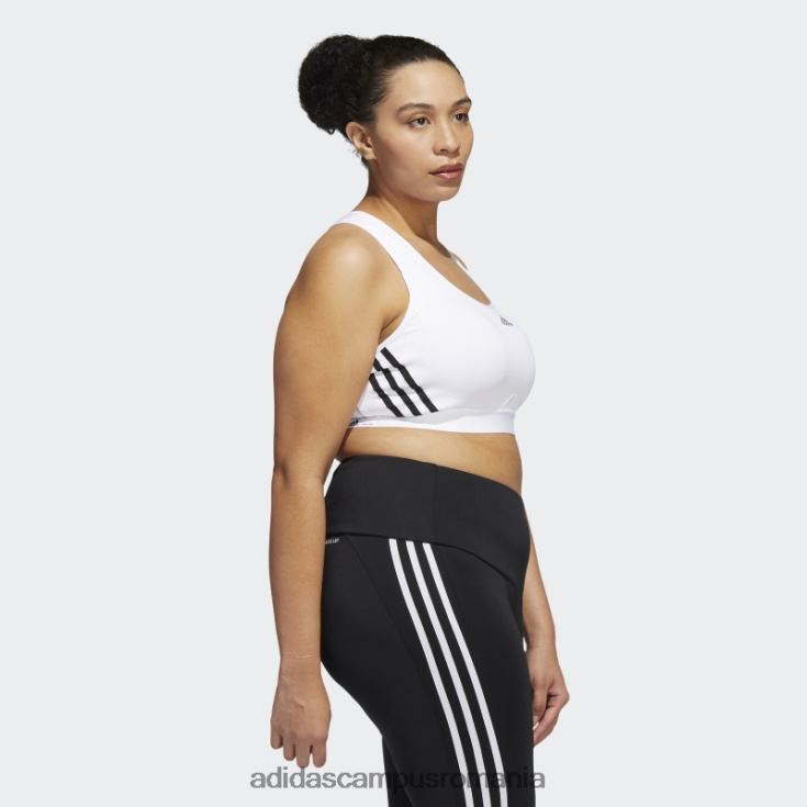 adidas campus romania alb powerreact training sutien mediu 3 dungi (plus marime) fierbinte femei alb negru J266N22447