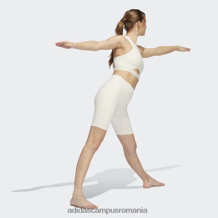 adidas campus romania alb yoga 4 elemente studio buzunar colanti scurti fierbinti femei alb J266N210489