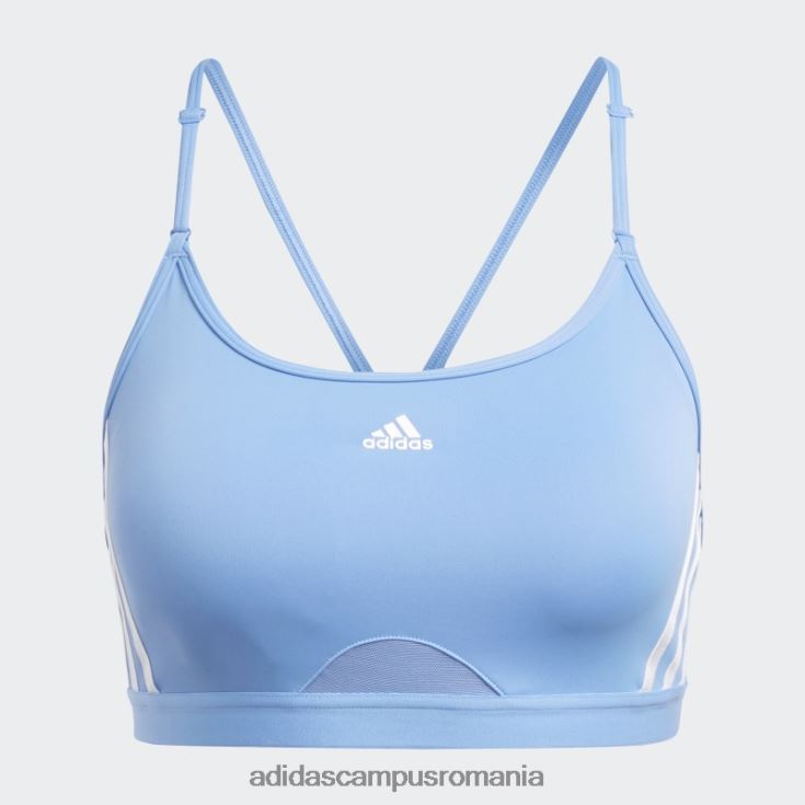 adidas campus romania albastru aeroreact antrenament light-support sutien cu 3 dungi fierbinte femei albastru alb J266N217154