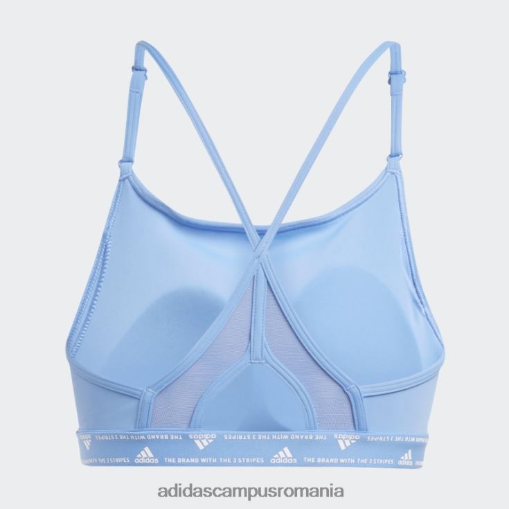 adidas campus romania albastru aeroreact antrenament light-support sutien cu 3 dungi fierbinte femei albastru alb J266N217154