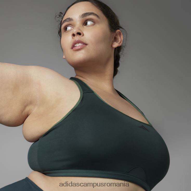 adidas campus romania authentic balance yoga sutien mediu susținere (plus mărime) verde femei verde J266N210807