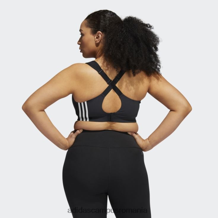 adidas campus romania black tlrd impact training sutien de sustinere inalta (plus size) moda femei alb negru J266N29849