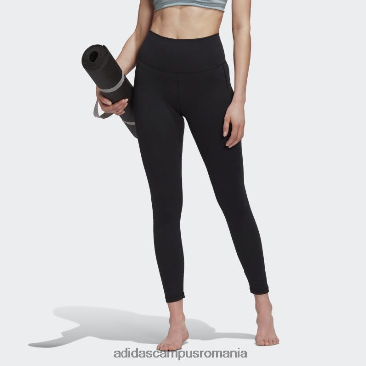 adidas campus romania black yoga studio 7/8 jambiere fashion femei negru J266N22493