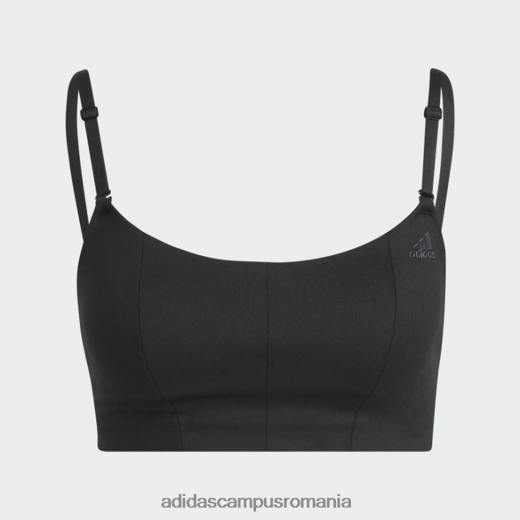 adidas campus romania black yoga studio light-support sutien fashion femei negru J266N22224