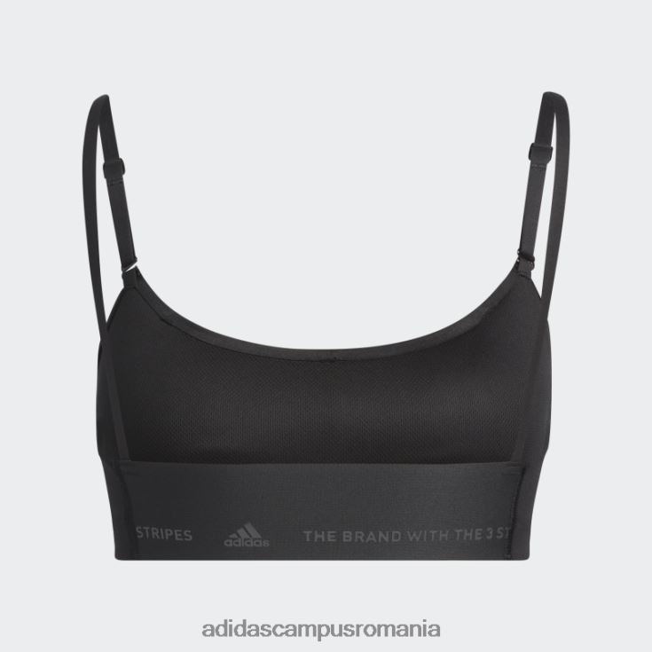 adidas campus romania black yoga studio light-support sutien fashion femei negru J266N22224