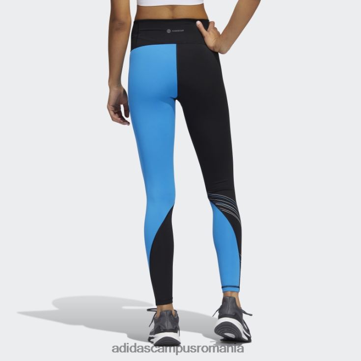 adidas campus romania capabil de măreție colanți 7/8 negri femei negru/albastru J266N210562