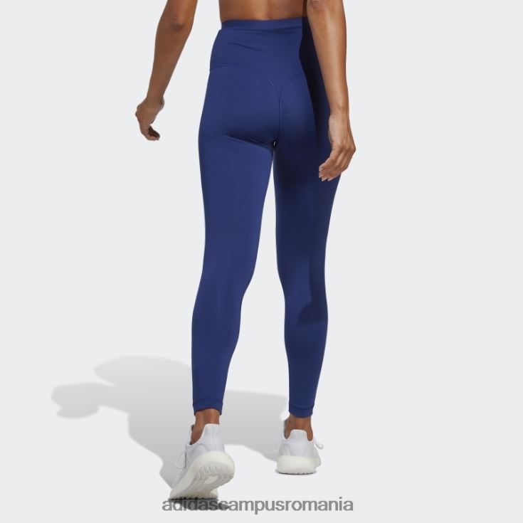 adidas campus romania club sportiv cu talie înaltă 7/8 jambiere albastru victorie femei albastru victorie J266N22342