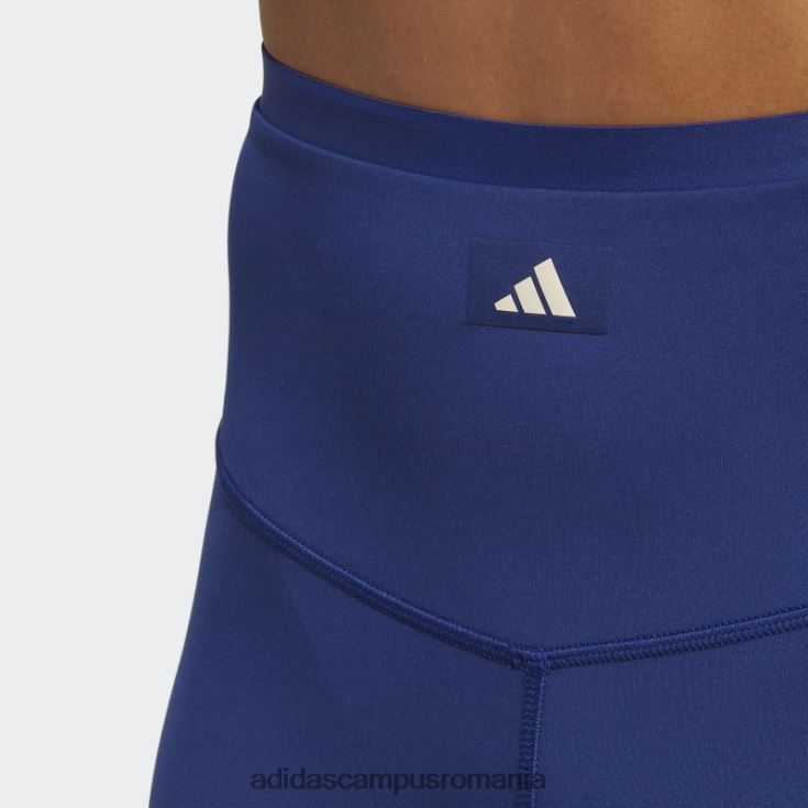 adidas campus romania club sportiv cu talie înaltă 7/8 jambiere albastru victorie femei albastru victorie J266N22342