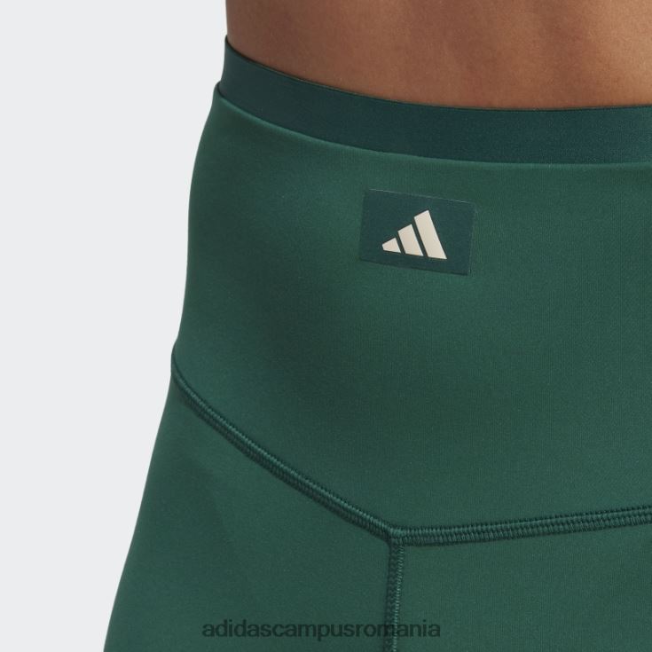 adidas campus romania club sportiv cu talie înaltă 7/8 jambiere verde adidas femei verde J266N210128