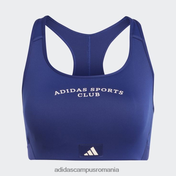 adidas campus romania club sportiv sutien mediu susținere albastru victorie femei albastru victorie J266N22251