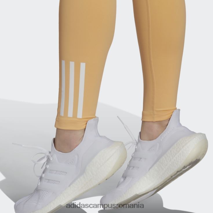 adidas campus romania colanți cu talie înaltă de antrenament hyperglam aeroready chihlimbar femei chihlimbar J266N23157