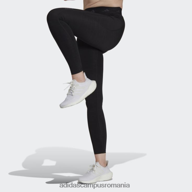 adidas campus romania colanți negri melange techfit periați pe toată lungimea femei melange negru J266N217542