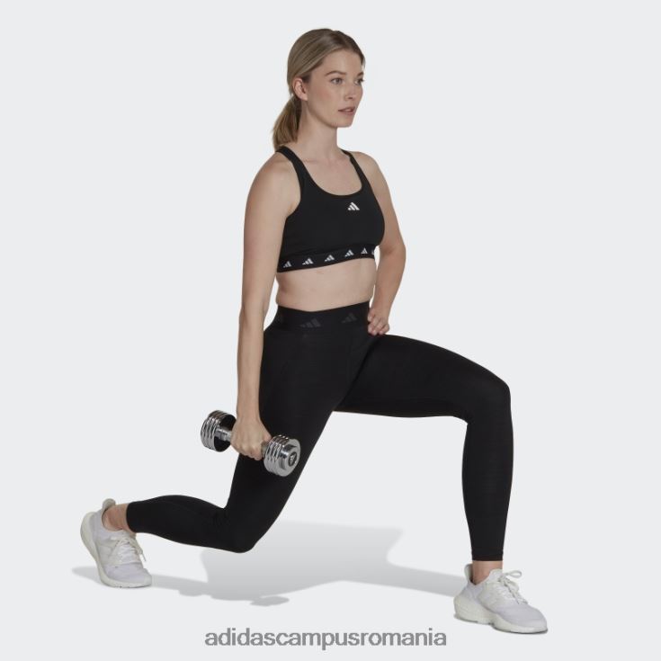 adidas campus romania colanți negri melange techfit periați pe toată lungimea femei melange negru J266N217542