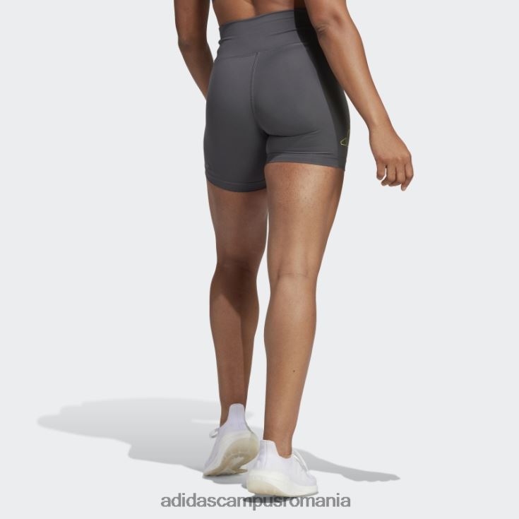 adidas campus romania colanți scurți adidas, gri optime hyperbright training cu talie înaltă femei gri J266N29621