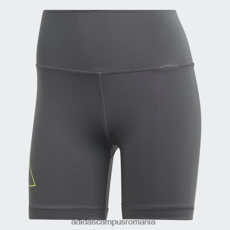 adidas campus romania colanți scurți adidas, gri optime hyperbright training cu talie înaltă femei gri J266N29621
