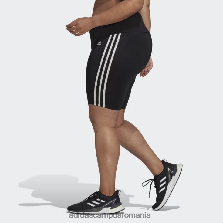adidas campus romania colanți scurti sport cu talie înaltă proiectați negru (plus mărime) adidas femei alb negru J266N210647