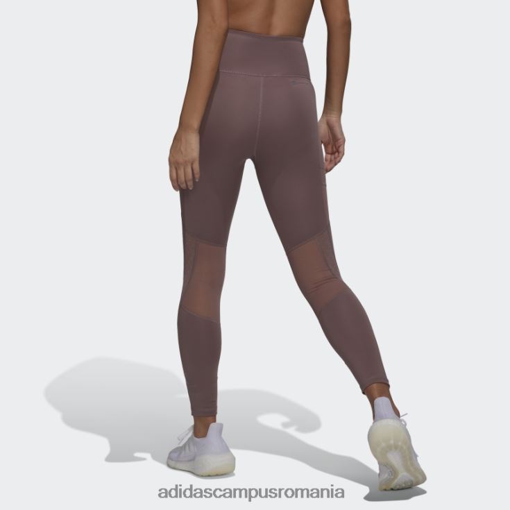 adidas campus romania colanți violet circuit cu talie înaltă 7/8 plasă femei Violet J266N210443