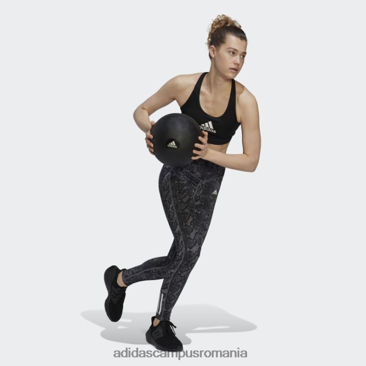 adidas campus romania colanti de antrenament cu talie mare hyperglam aeroready multicolor adidas femei multicolor/gri/negru J266N23138
