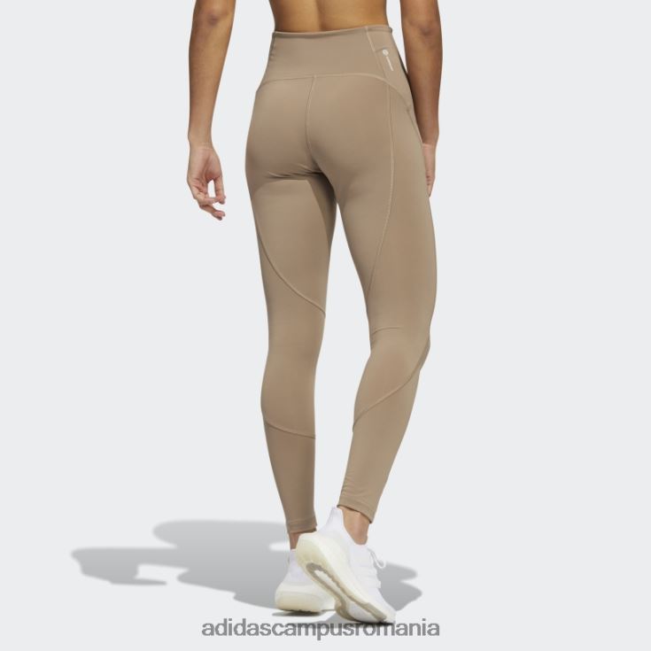 adidas campus romania colanti de antrenament hyperglam maro cretos femei maro cretos J266N23007