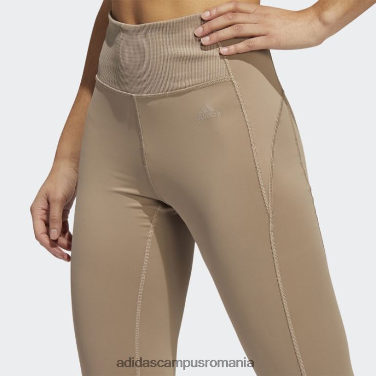 adidas campus romania colanti de antrenament hyperglam maro cretos femei maro cretos J266N23007