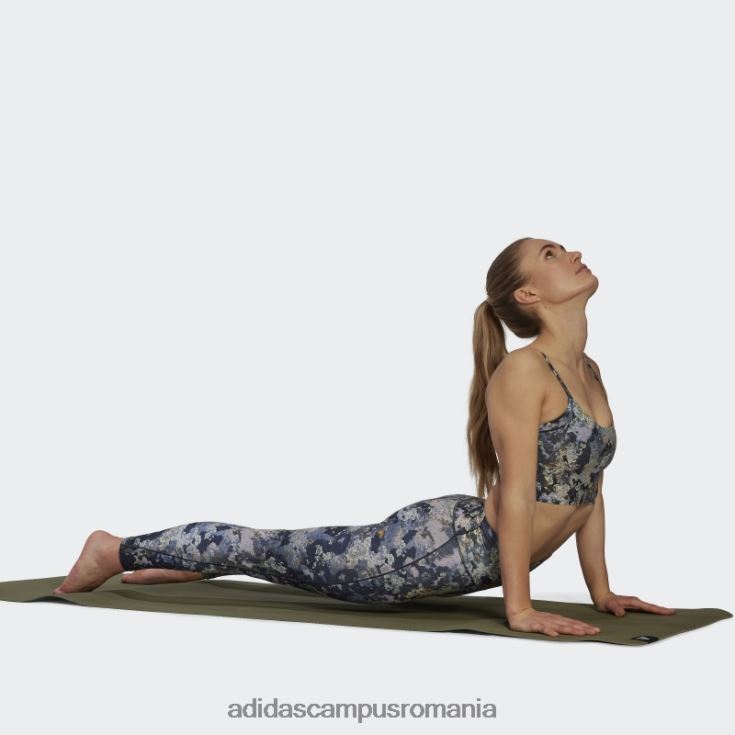 adidas campus romania colanti de yoga studio 7/8 tint albastru femei nuanță albastră/carbon/negru J266N210626