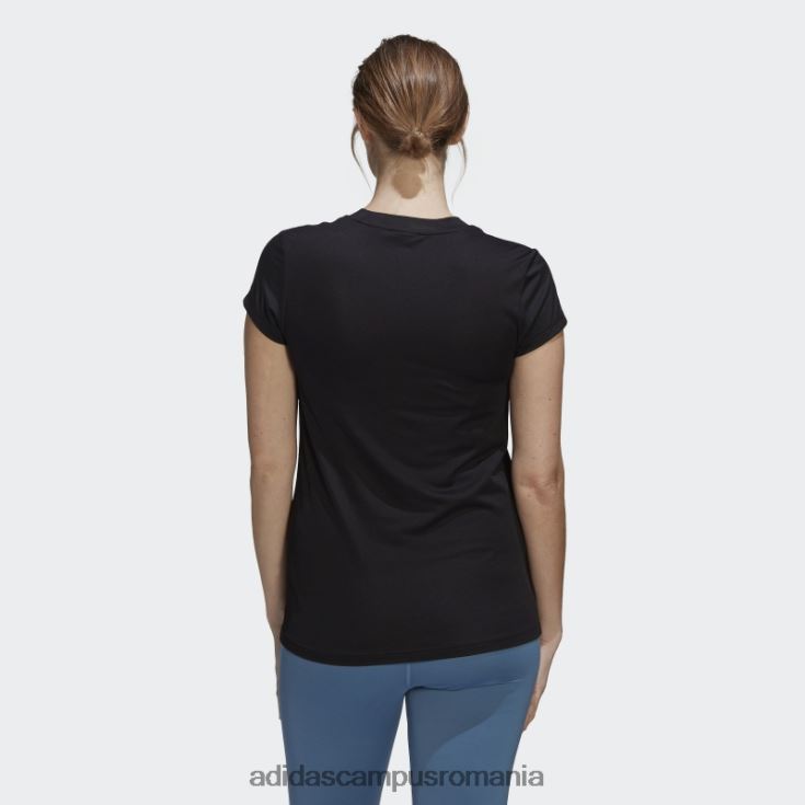 adidas campus romania conceput pentru a muta colorblock sport tricou (maternitate) moda albă femei alb negru J266N210405