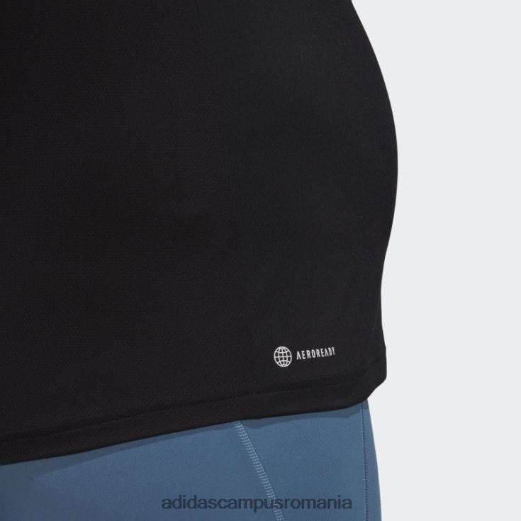 adidas campus romania conceput pentru a muta colorblock sport tricou (maternitate) moda albă femei alb negru J266N210405