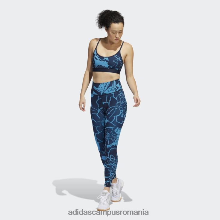 adidas campus romania craft blue optime superher training 7/8 jambiere adidas femei craft blue J266N210563