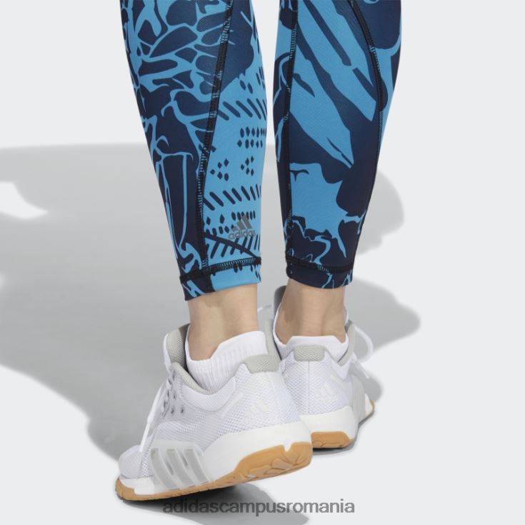 adidas campus romania craft blue optime superher training 7/8 jambiere adidas femei craft blue J266N210563