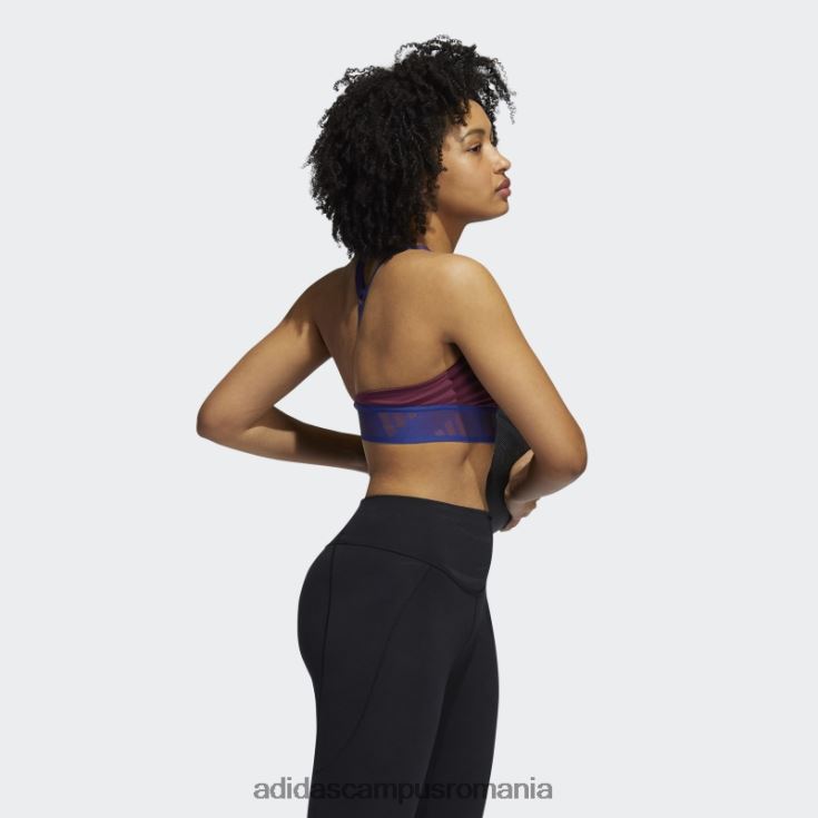adidas campus romania crimson all me sutien de antrenament cu susținere ușoară adidas femei crimson/victory blue J266N23171