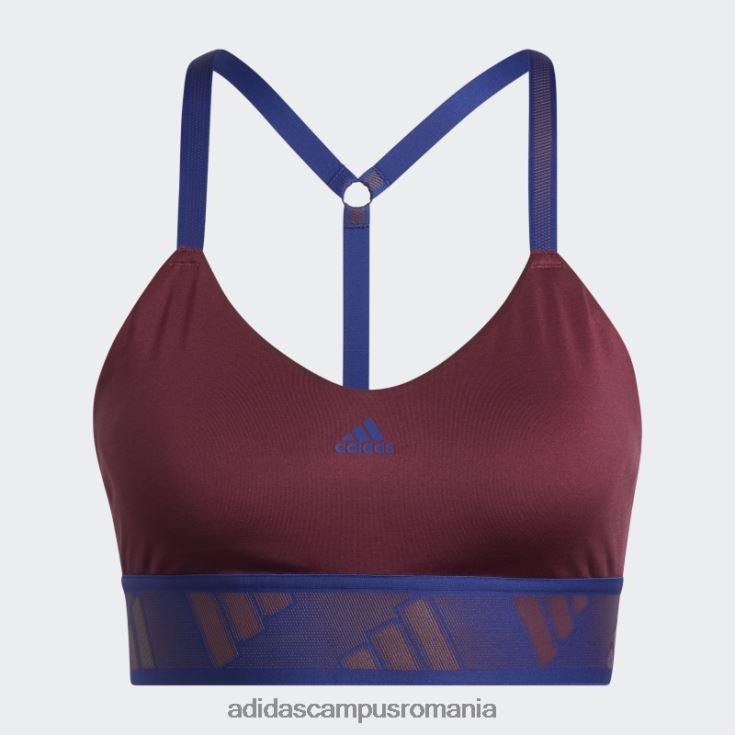 adidas campus romania crimson all me sutien de antrenament cu susținere ușoară adidas femei crimson/victory blue J266N23171