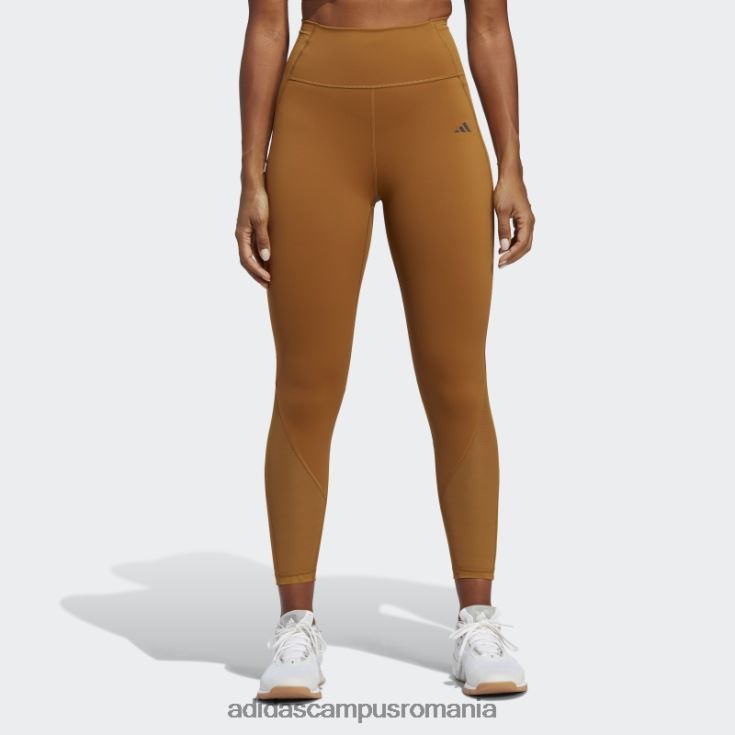 adidas campus romania croit hiit antrenament 7/8 jambiere bronz femei bronz J266N22521