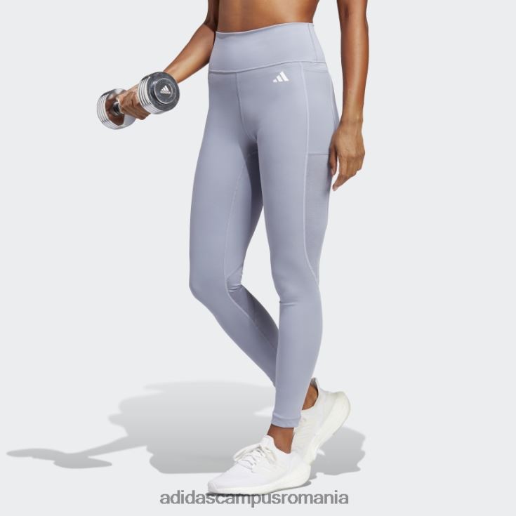 adidas campus romania esențiale trenului violet argintiu jambiere 7/8 de mare intensitate femei violet argintiu J266N29749