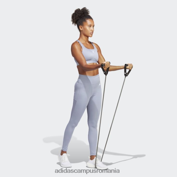 adidas campus romania esențiale trenului violet argintiu jambiere 7/8 de mare intensitate femei violet argintiu J266N29749