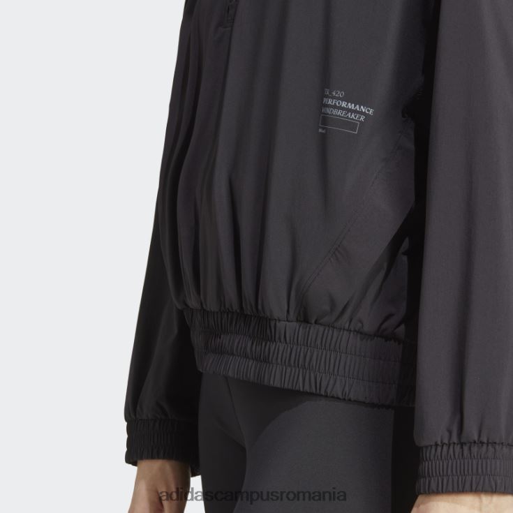 adidas campus romania exercițiu de antrenament snacking jachetă de vânt negru adidas femei negru J266N29624