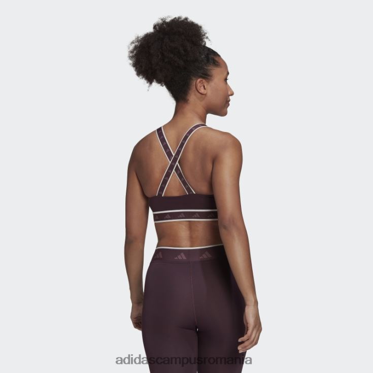 adidas campus romania fashion powerimpact training sutien mediu techfit nuanță ecru femei nuanță maro/ecru J266N210651