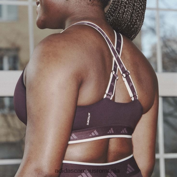 adidas campus romania fashion powerimpact training sutien mediu techfit nuanță ecru femei nuanță maro/ecru J266N210651