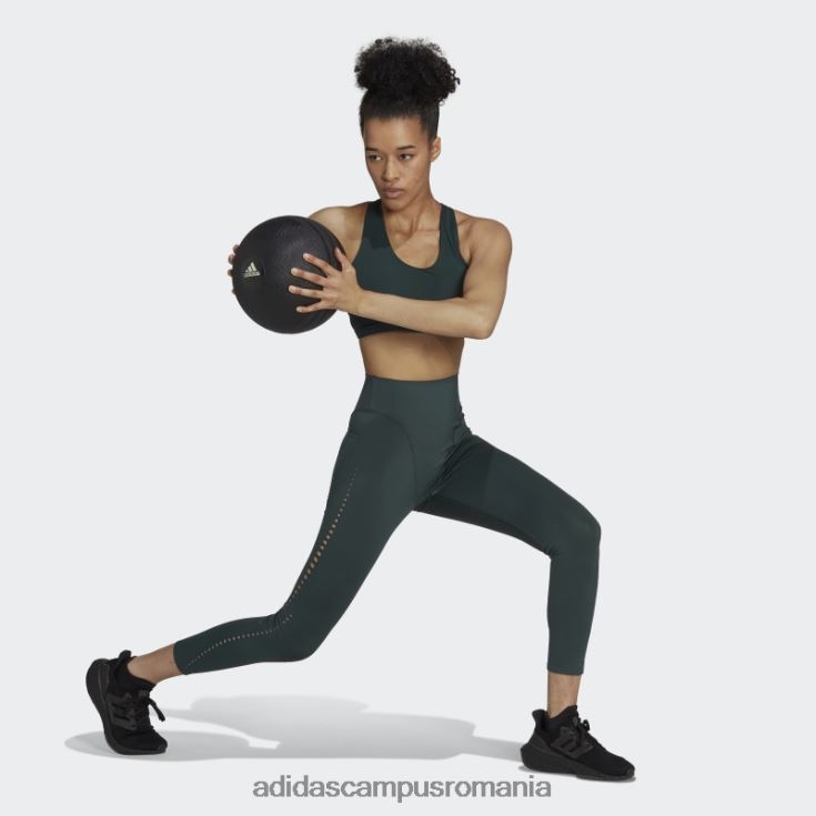 adidas campus romania green optime training best of 7/8 leggings fashion femei verde J266N22680