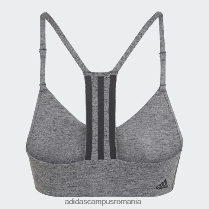 adidas campus romania gri închis heather aeroimpact antrenament light-support sutien fashion femei gri închis negru/negru J266N210218