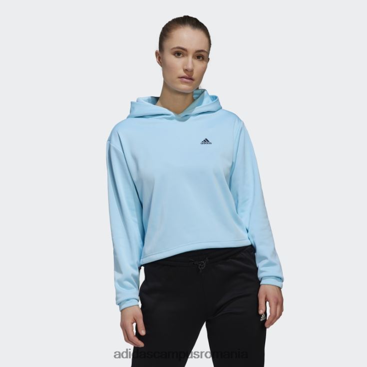 adidas campus romania hanorac aeroready albastru femei cerneală albastră J266N210334