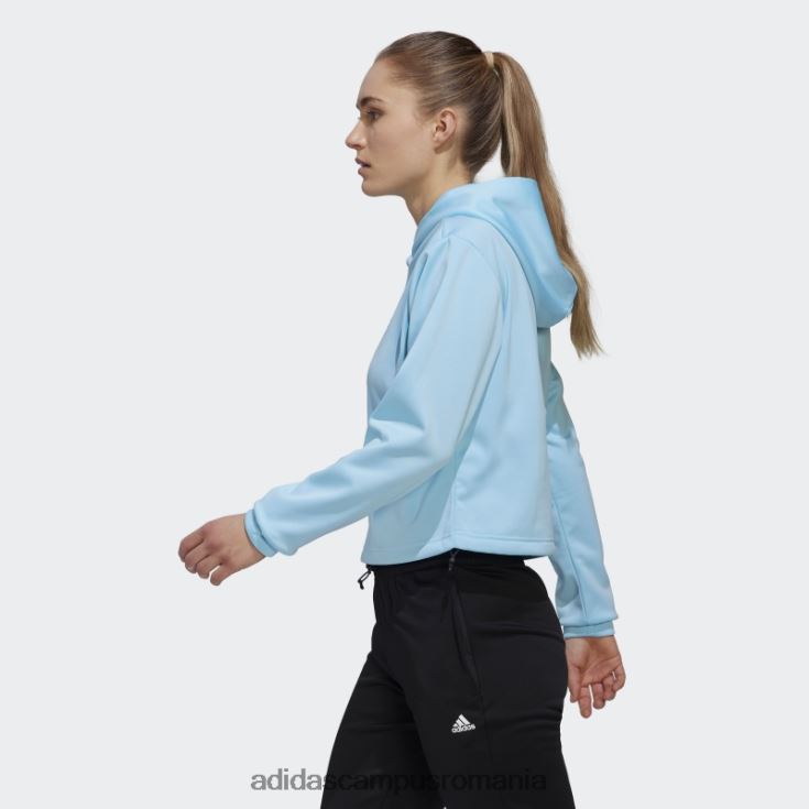 adidas campus romania hanorac aeroready albastru femei cerneală albastră J266N210334