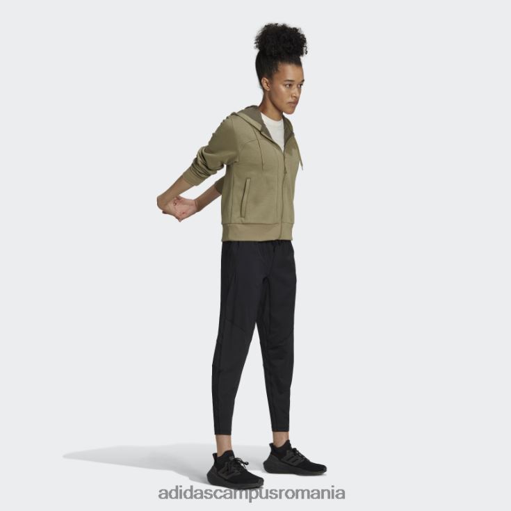 adidas campus romania hanorac cu fermoar complet hyperglam verde orbit femei orbita verde J266N210619