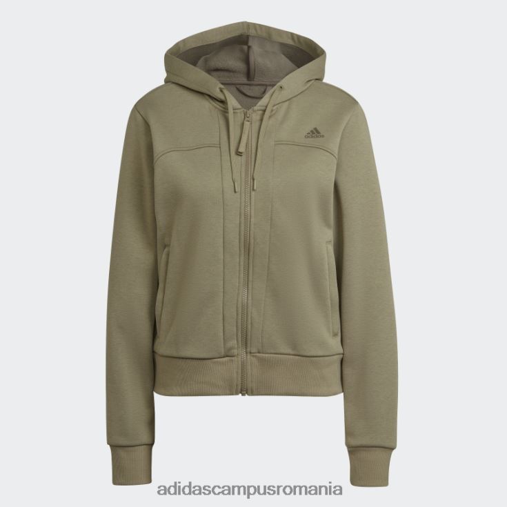 adidas campus romania hanorac cu fermoar complet hyperglam verde orbit femei orbita verde J266N210619