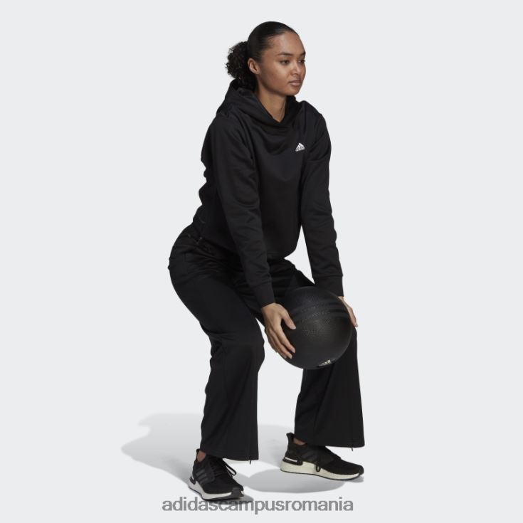 adidas campus romania hanorac negru aeroready femei alb negru J266N29203