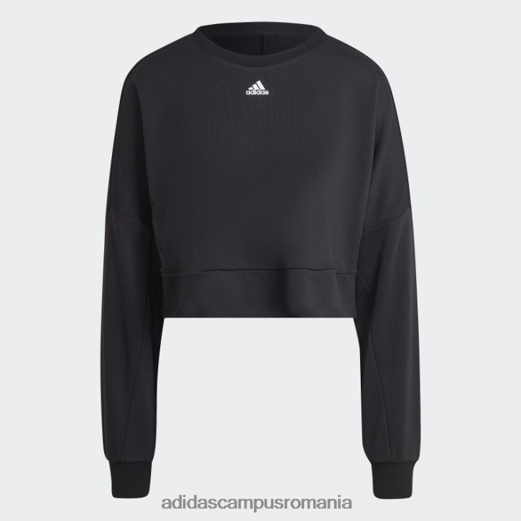 adidas campus romania hanorac negru aeroready studio loose adidas femei alb negru J266N210671