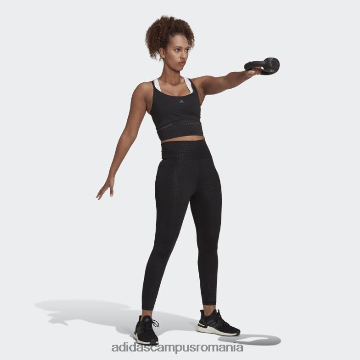adidas campus romania hiit 45 de secunde crop tank top negru femei negru/carbon J266N217576