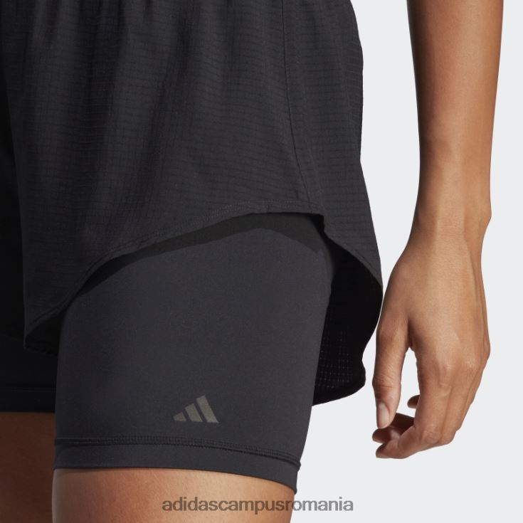 adidas campus romania hiit heat.rdy training 2-in-1 pantaloni scurți negru adidas femei negru J266N29090
