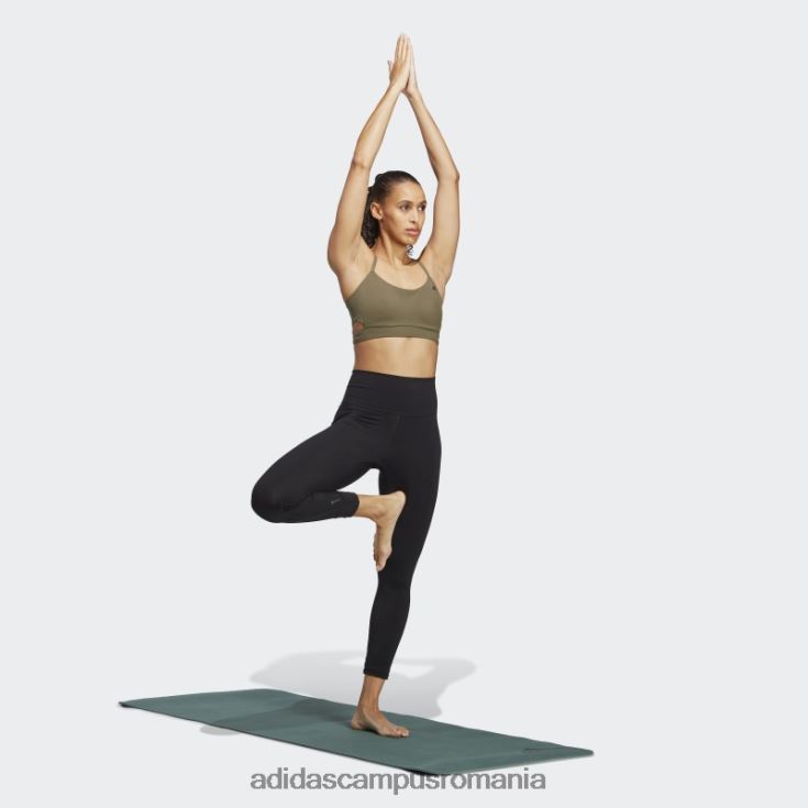 adidas campus romania hot olive yoga studio sutien cu paragate cu susținere ușoară femei măsline J266N29220
