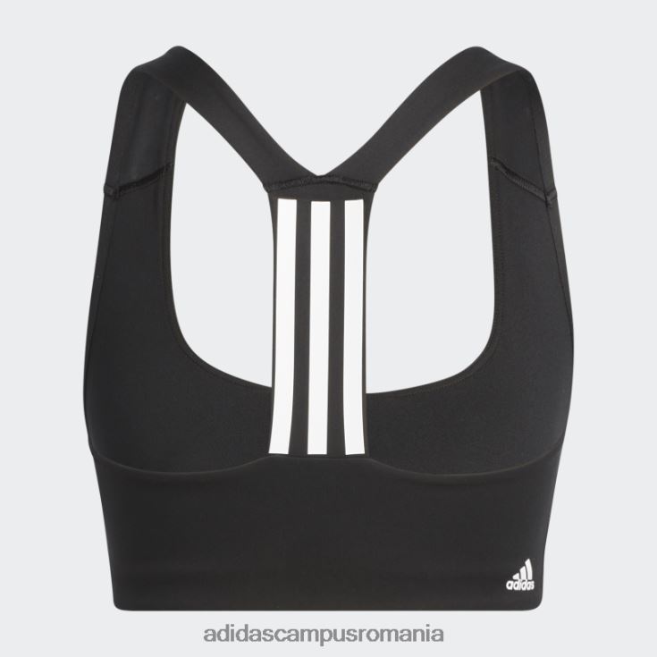 adidas campus romania hot powerimpact training sutien mediu suport alb femei alb negru J266N217055