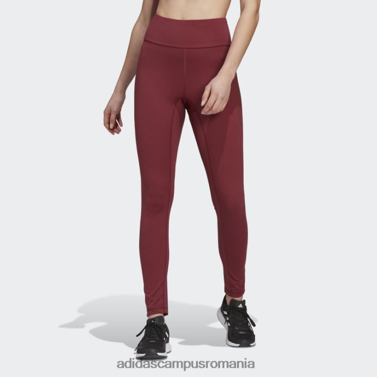 adidas campus romania hot red yoga essentials jambiere cu talie înaltă femei roșu J266N29911